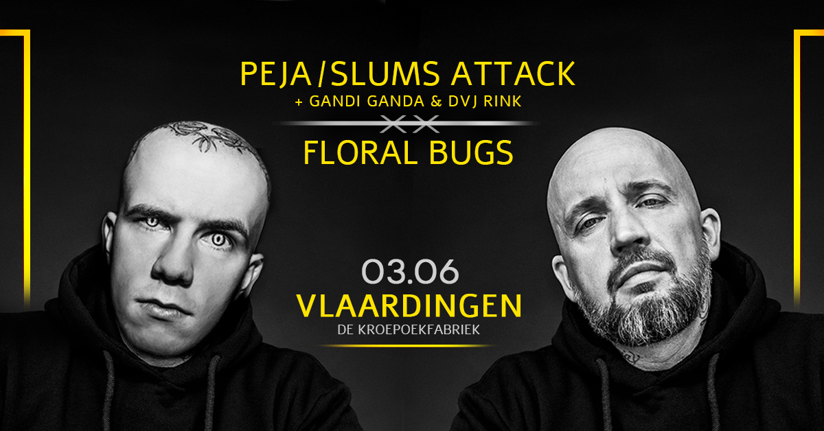 PEJA SLUMS ATTACK X FLORAL BUGS | ART STAGE PROMOTION