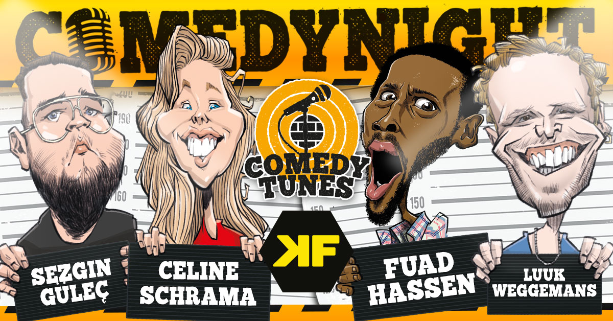 COMEDYTUNES | SEZGIN GÜLEÇ, LUUK WEGGEMANS, FUAD HASSEN & CÉLINE SCHRAMA